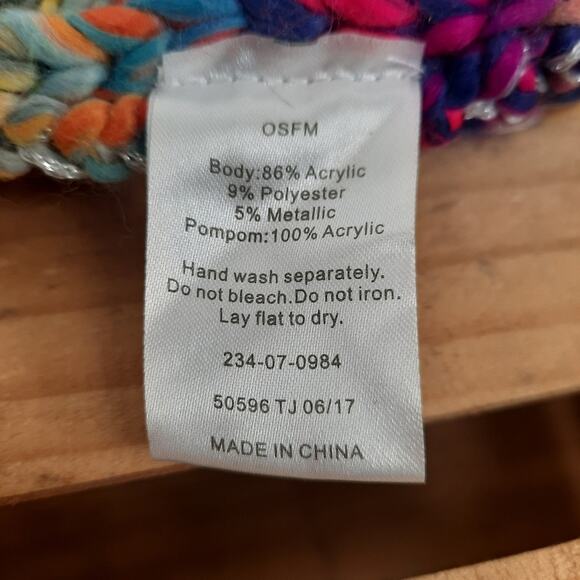 Accessory Depot Knitted beanie multi color - Picture 8 of 10